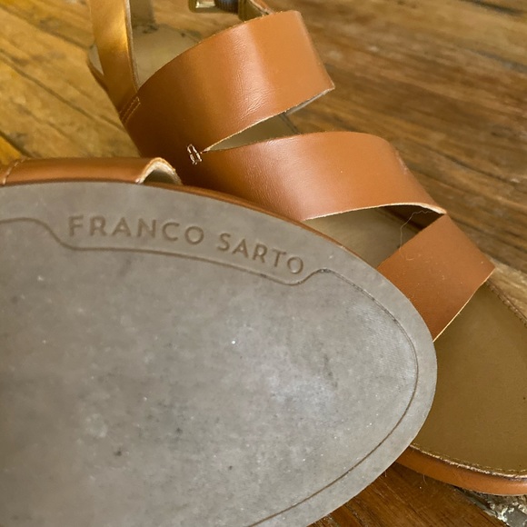 Franco Sarto Brown Sandals - Picture 4 of 8